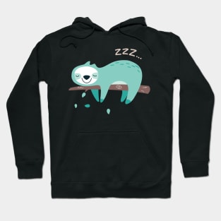 Sleeping Lazy Sloth Hoodie